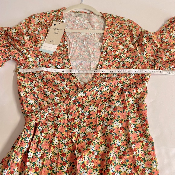 NWT Anthropologie x Maaji -Maxi kimono floral dress with ruffle skirt. Size M - Picture 9 of 12